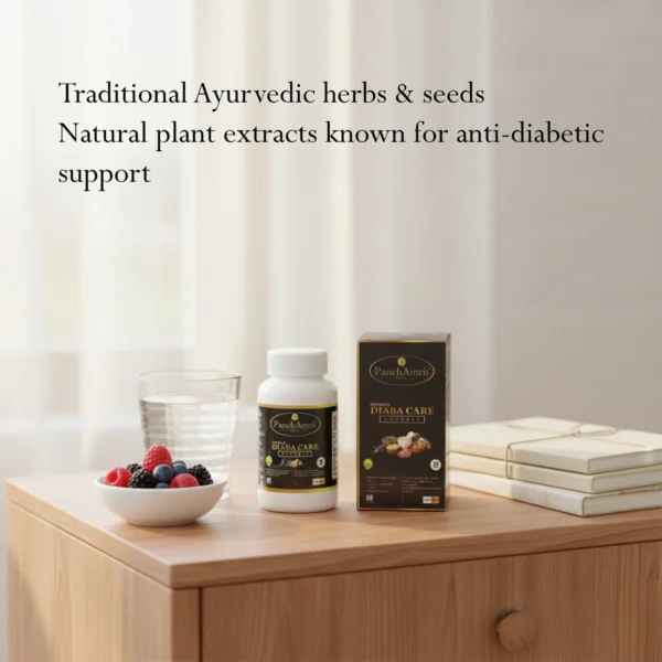 Premium Diaba Care Capsules: 60 Caps